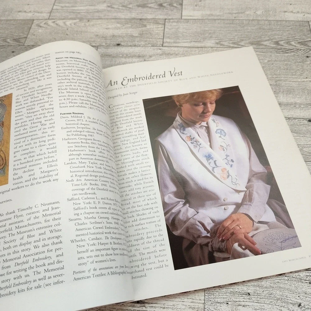 Piecework Magazine March April 1993 Hand Sewing Craft‎ Patterns Back Issue